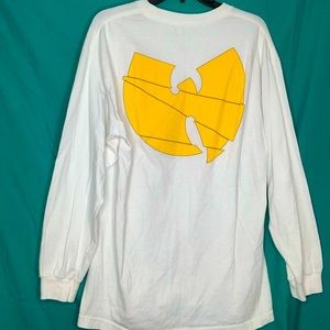 Wu-Tang clan white long sleeve T-shirt